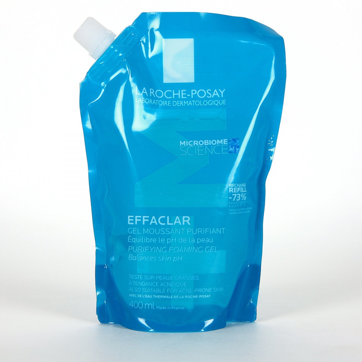EFFACLAR GEL MOUSSANT +M 400 ML REFILL