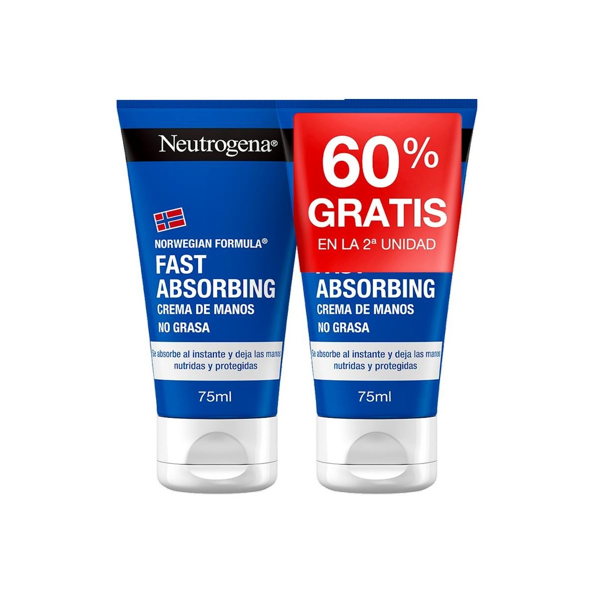 NEUTROGENA CREMA DE MANOS RÁPIDA ABSORCIÓN 2X75ML