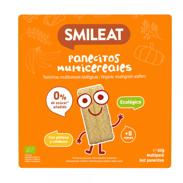 SMILEAT PANECITOS MULTICEREALES ECO 1 BOLSA 60 G