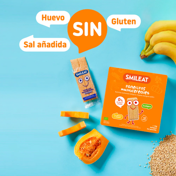 SMILEAT PANECITOS MULTICEREALES ECO 1 BOLSA 60 G