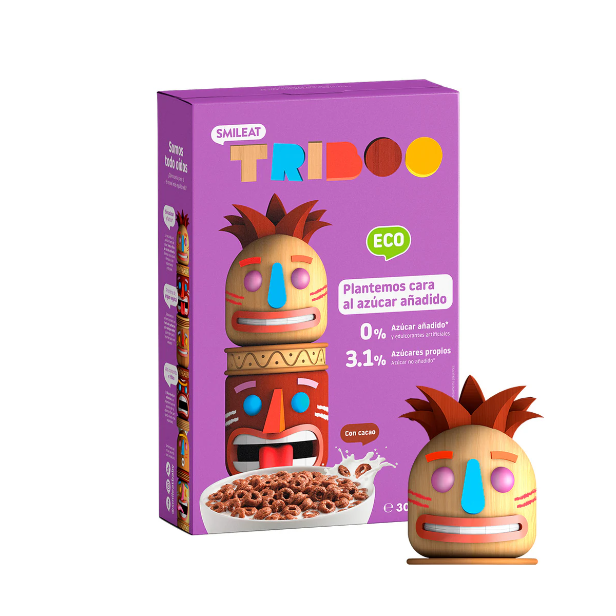 SMILEAT TRIBOO CEREALES CON CACAO ECO 1 BOLSA...