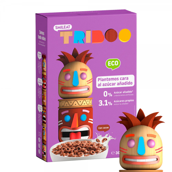 SMILEAT TRIBOO CEREALES CON CACAO ECO 1 BOLSA 300 G