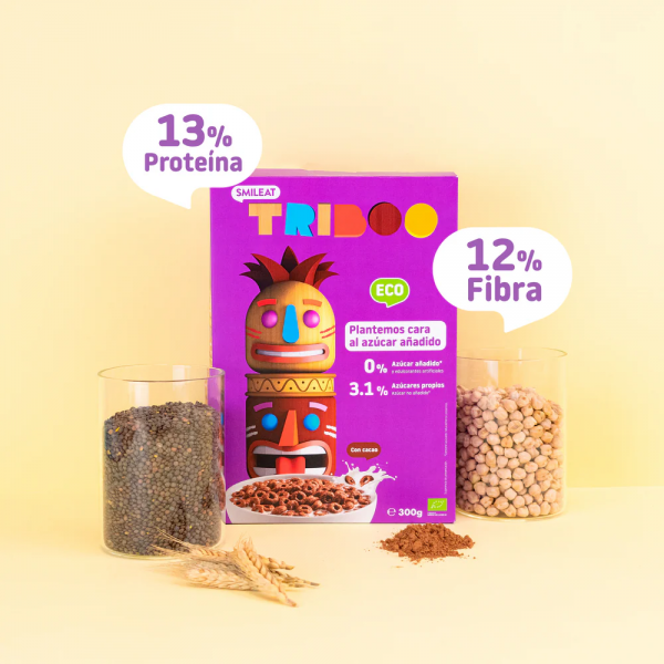 SMILEAT TRIBOO CEREALES CON CACAO ECO 1 BOLSA 300 G