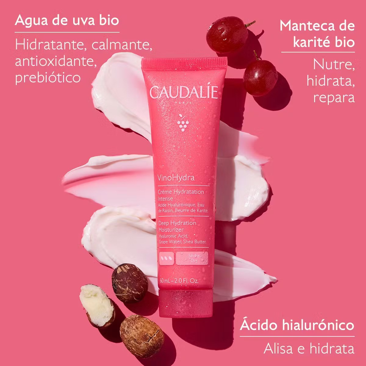 CAUDALIE VINOHYDRA HIDRATACION INTENSA 60ML