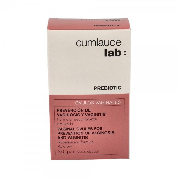 CUMLAUDE PREBIOTIC 10 OVULOS VAGINALES 2