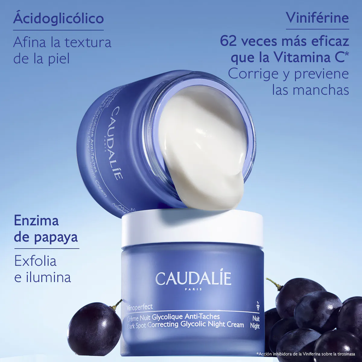 CAUDALIE VINOPERFECT CREMA NOCHE GLICOLICA...