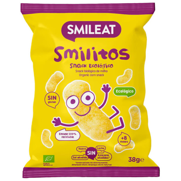 SMILITOS SNACK ECO SMILEAT 1 BOLSA 38 G