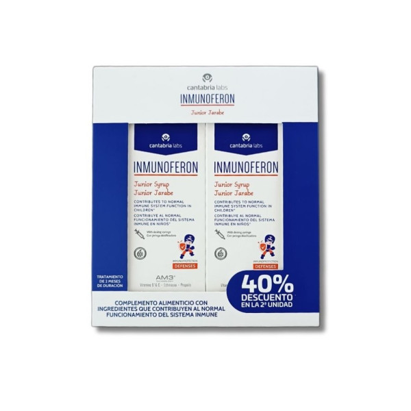 INMUNOFERON PACK JARABE JUNIOR 2A UD -40%