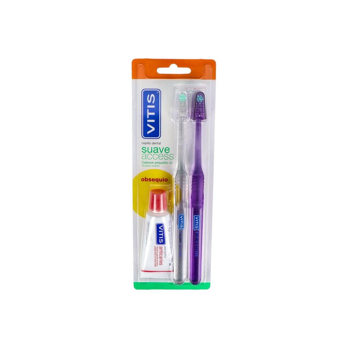 CEPILLO DENTAL VITIS DUPLO SUAVE ACCESS+ANTC 15 ML
