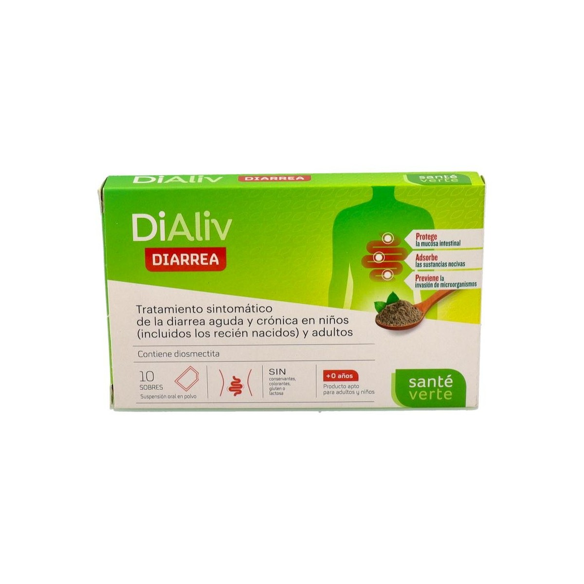 SANTE VERTE DIALIV DIARRES 10 SOBRES