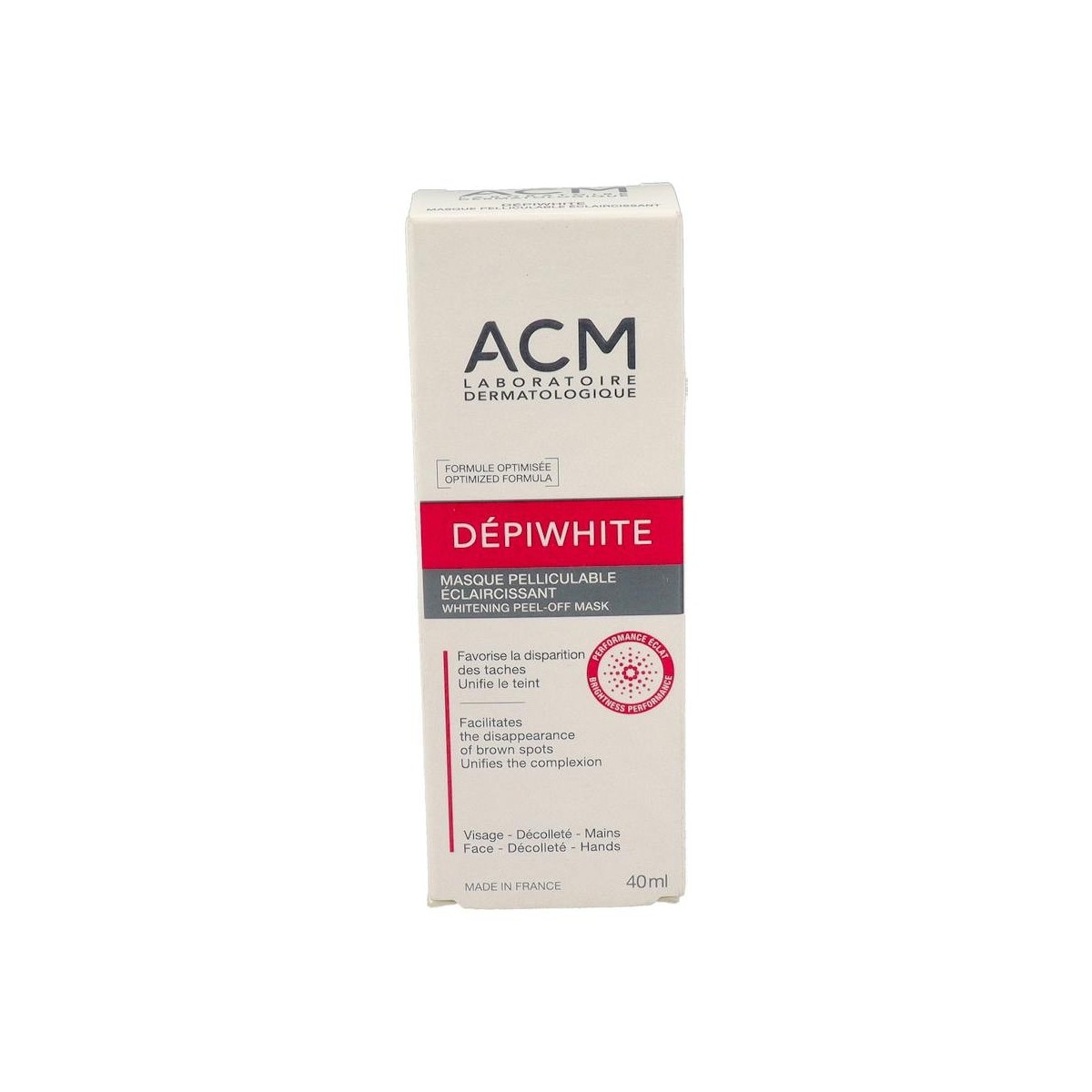 DEPIWHITE MASCARILLA PELICULABLE ACLARANTE 40 ML