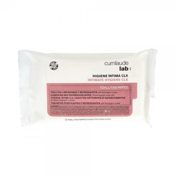 CUMLAUDE TOALLITAS INTIMA CLX 15 UDS