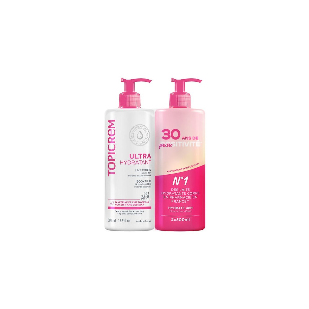 TOPICREM ULTRA HIDRAT LECHE CORPORAL DUPLO (500...